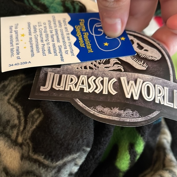 Jurassic World Kids Size 14 Pajama Pants Bottoms Polyester Dinosaurs NWT New O - Picture 5 of 5